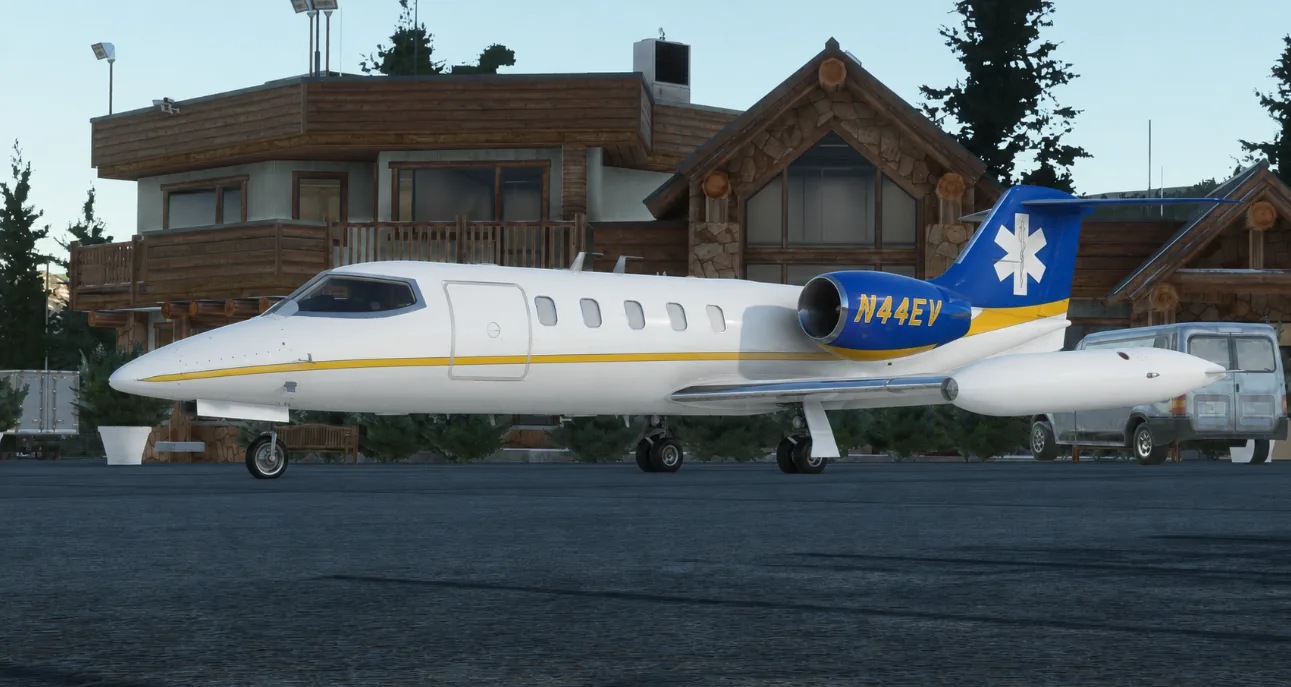 Virtual AeroMed Learjet 35A